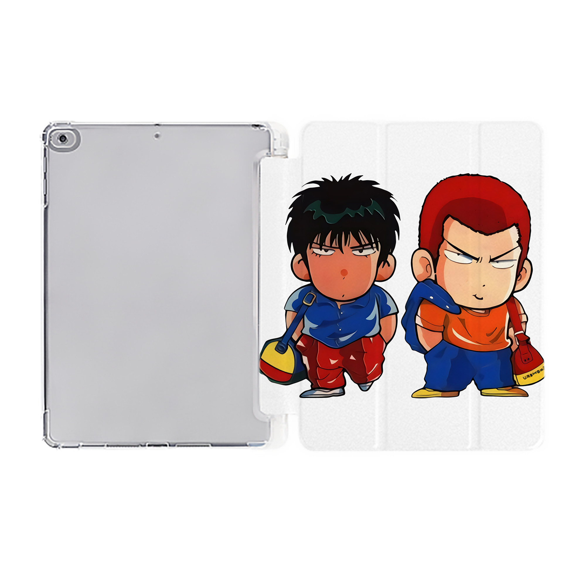 （画像用） SLAM DUNK／スラムダンク IPad ケース ペン収納付き 三つ折りスタンド PUレザー×シリコン 対応機種9.5/10.5/10.9インチ